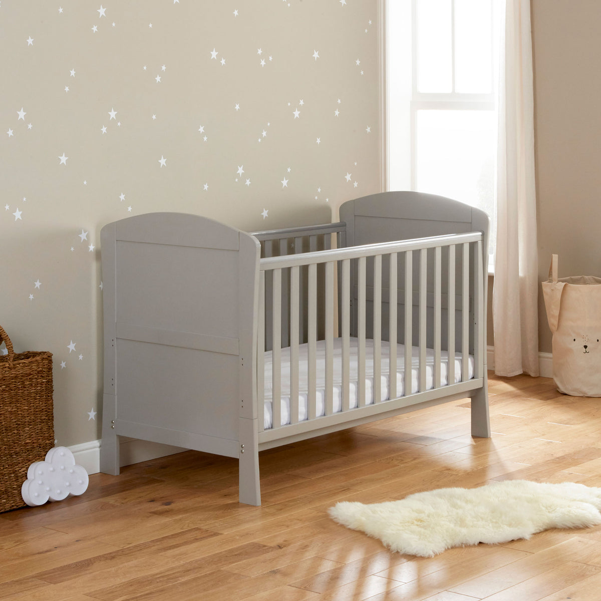 Baby cot bed with drop cheap side