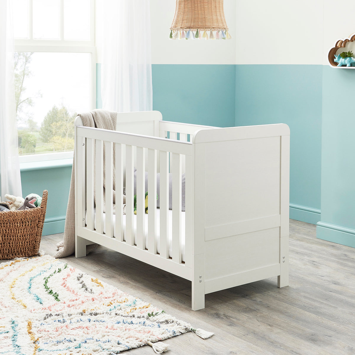Babymore Caro Mini Nursery Room Cot Bed My First Nursery
