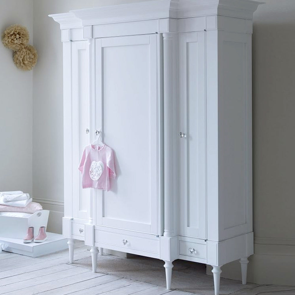 Belle Triple Wardrobe Solid Wood Armoire My First Nursery