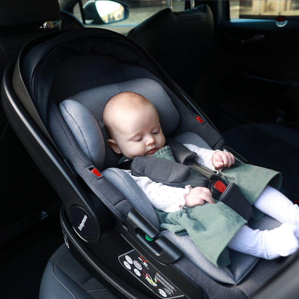 How long can baby stay in rear facing car seat?