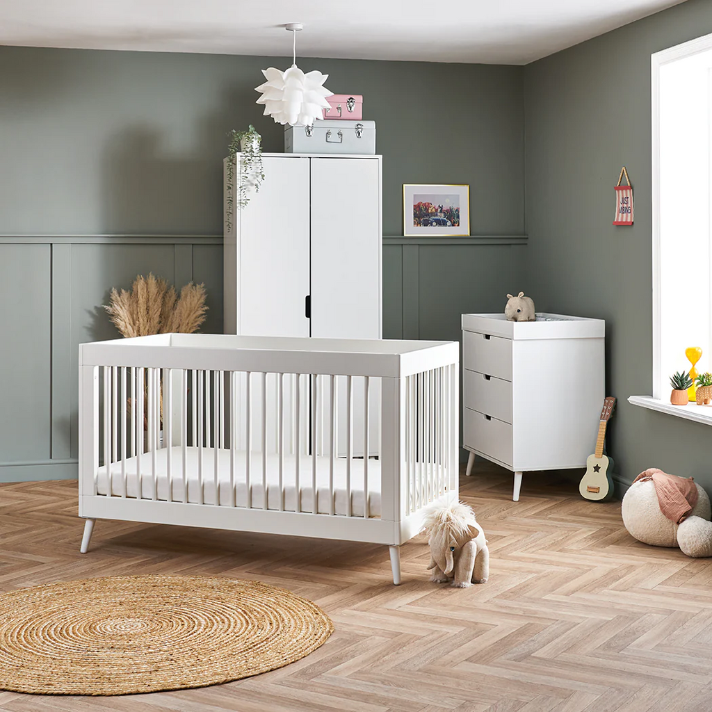 Mismatched hot sale nursery furniture