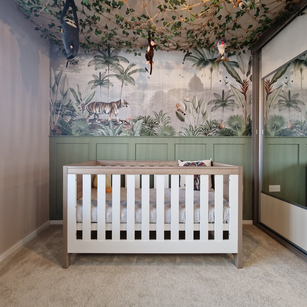 Baby sales bed wall