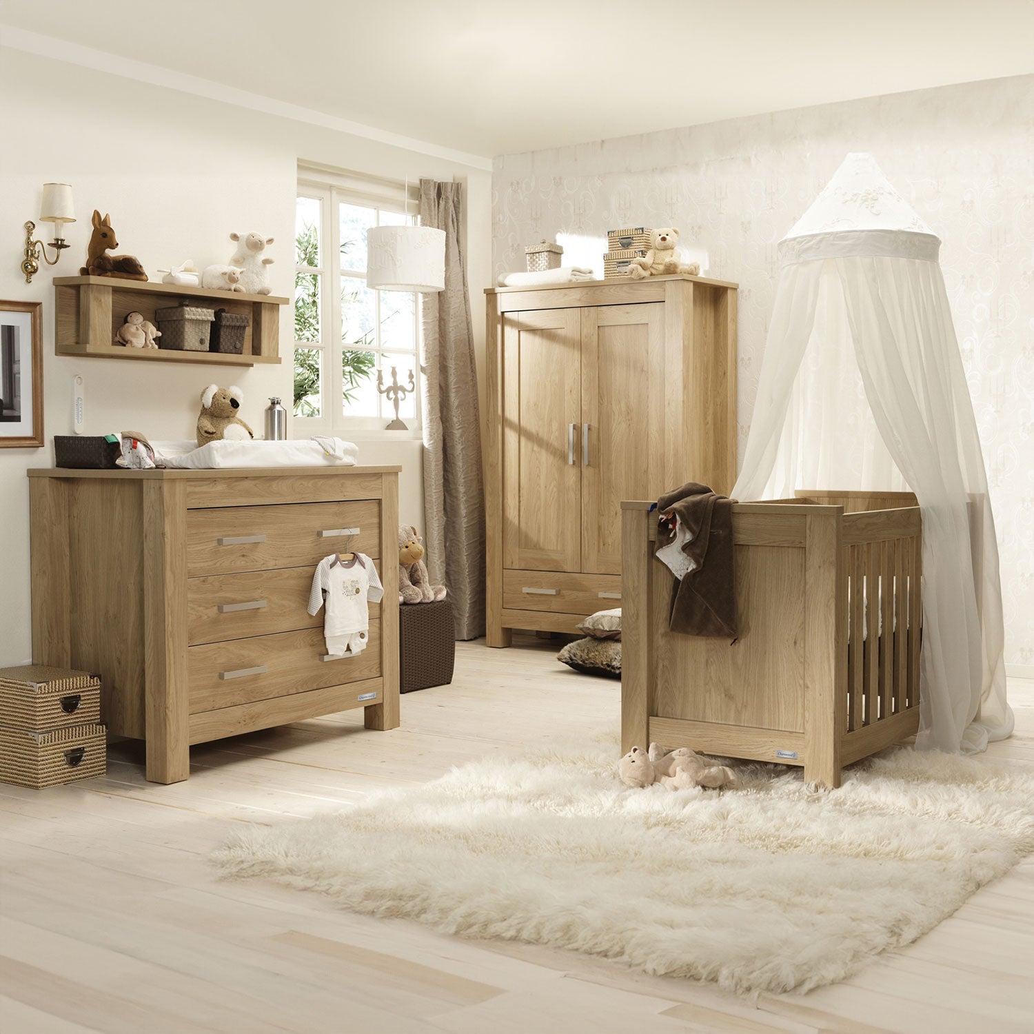 BabyStyle Bordeaux 3 Piece Nursery Room Furniture Set – My First Nursery