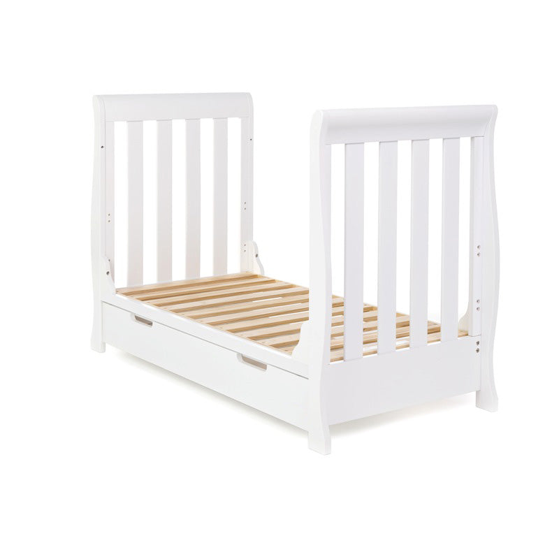 Obaby Stamford Mini Sleigh Nursery Room Adjustable Cot Bed – My
