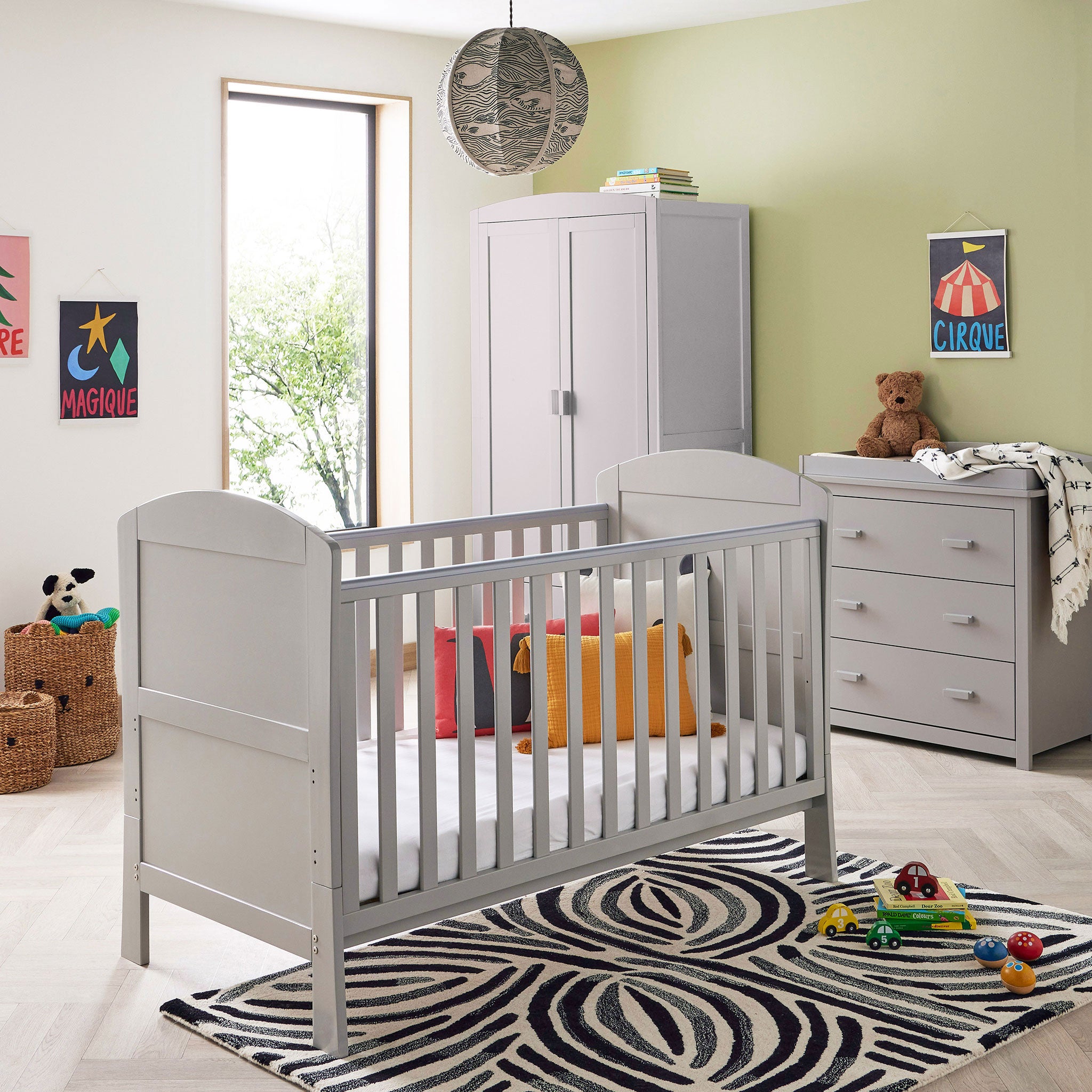 Grey nursery furniture hotsell