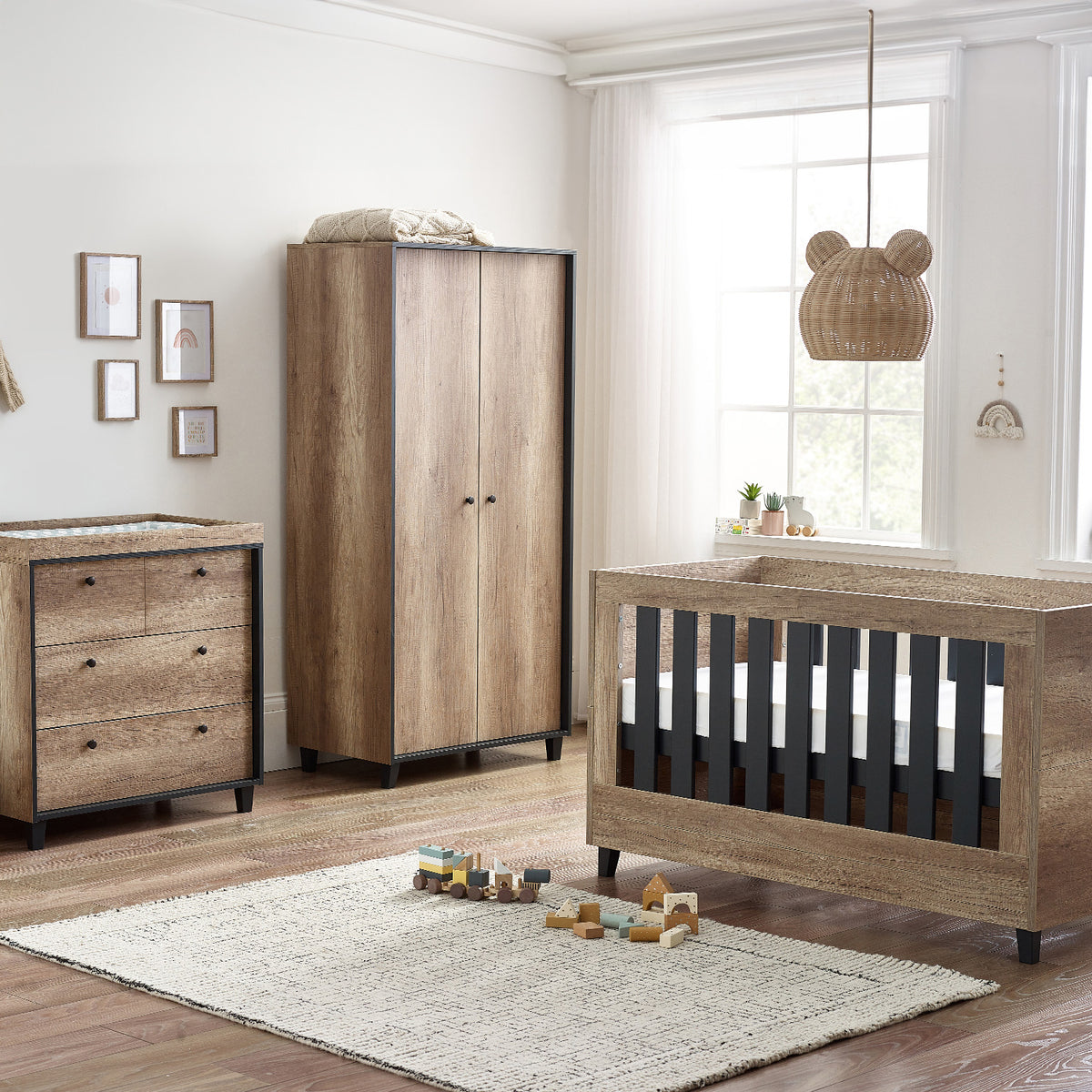 BabyStyle Montana 3 Piece Nursery Room Furniture Set – My First Nursery