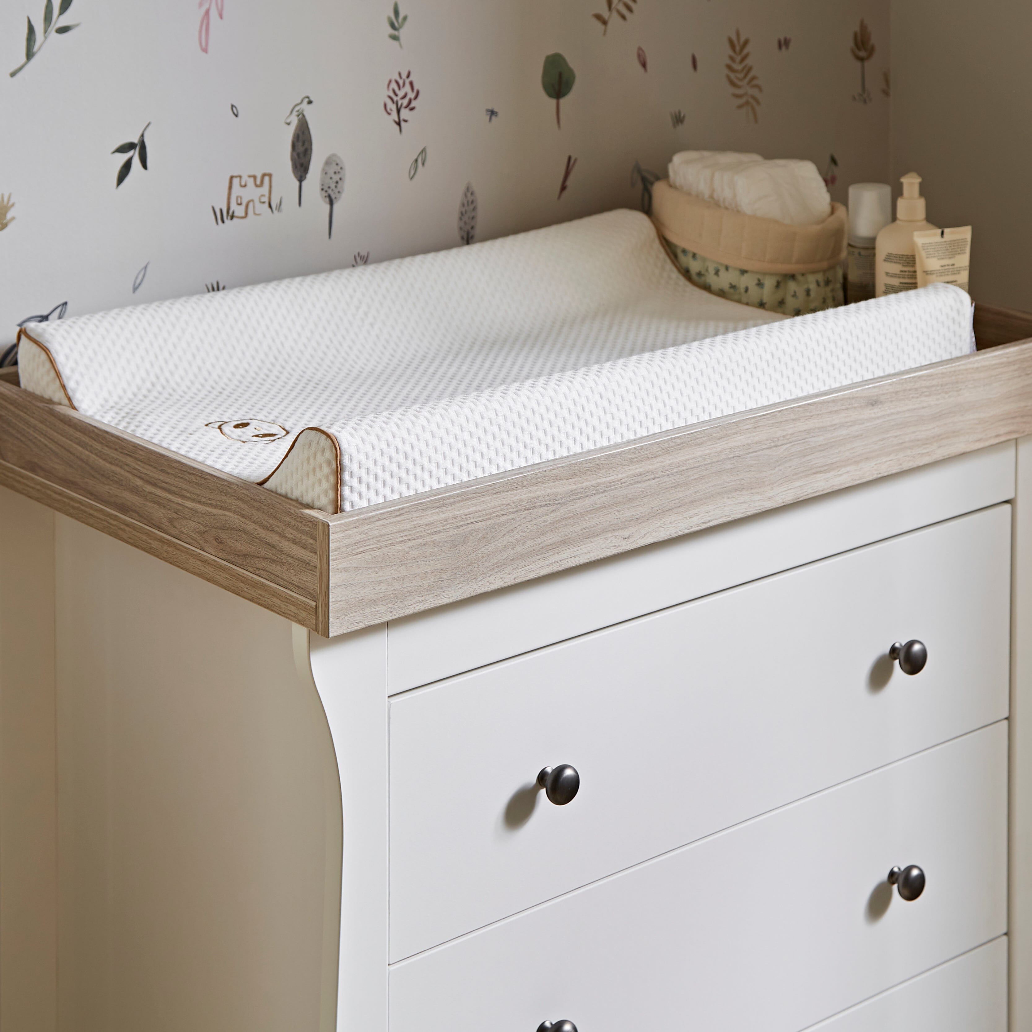 Changing Mat Material CuddleCo Bamboo Anti-Roll Changing Mat – My First Nursery