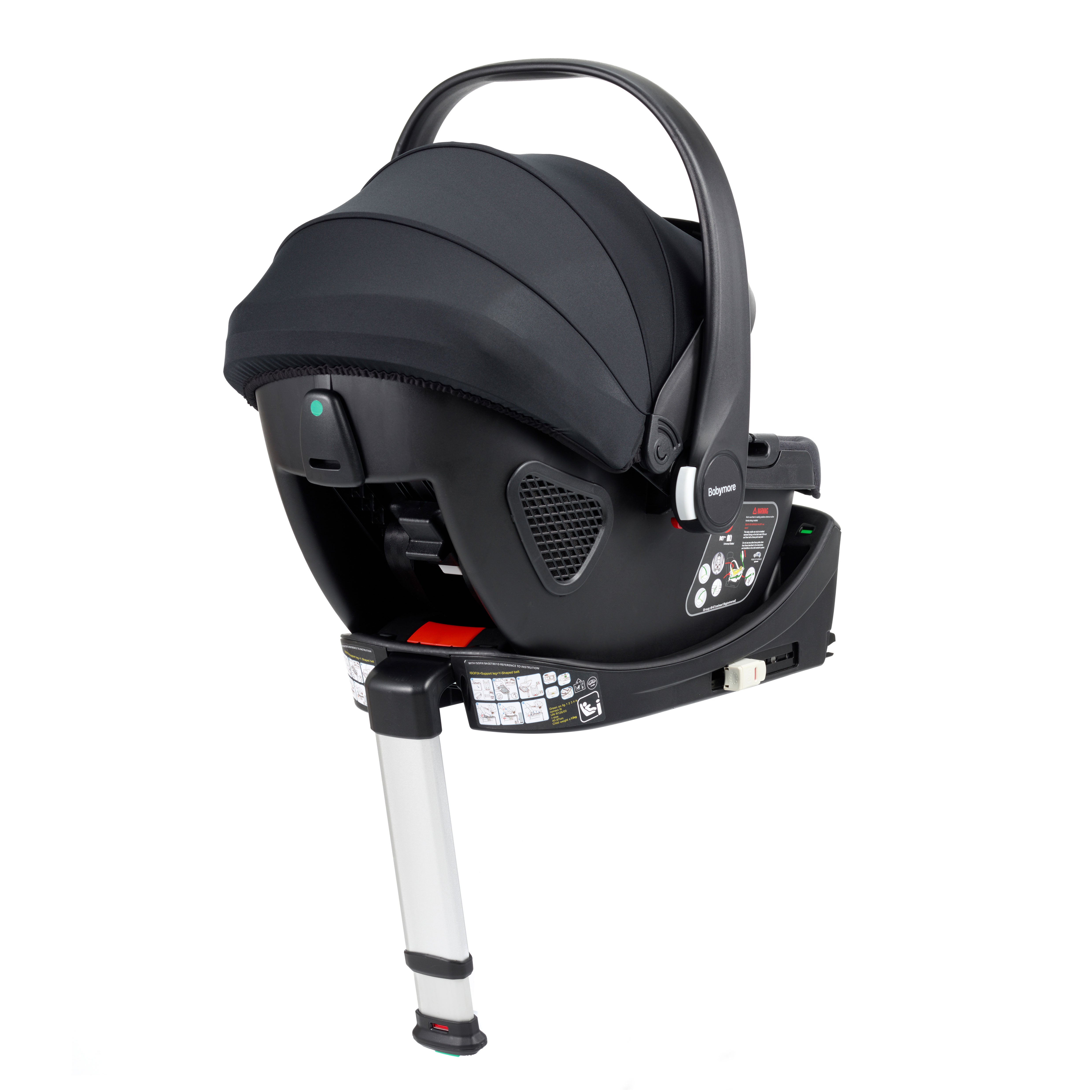 Babymore Coco i-Size 0-15 Months Baby Car Seat with Isofix Base