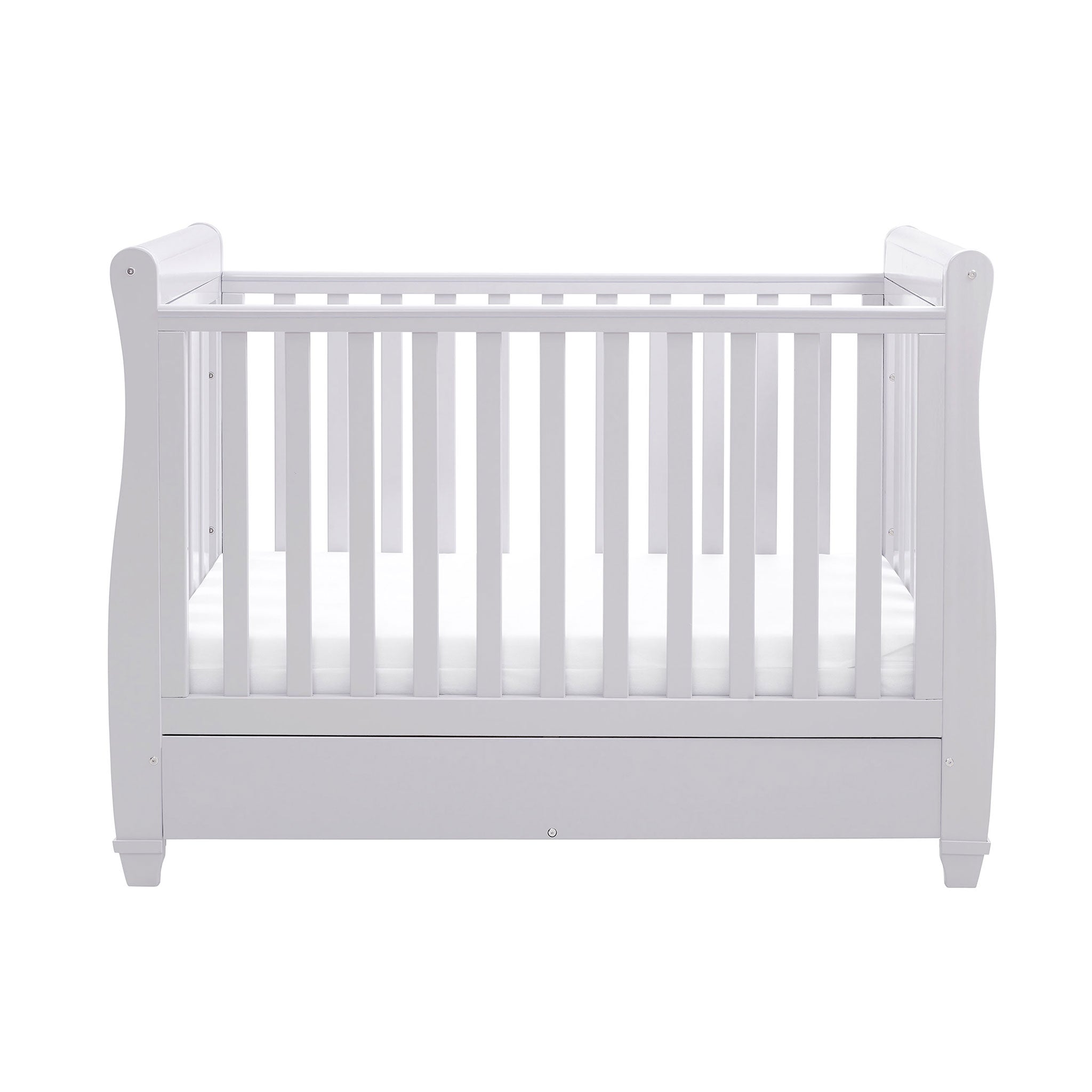 Babymore Eva Sleigh Nursery Room Drop Side Mini Cot Bed My First Nursery