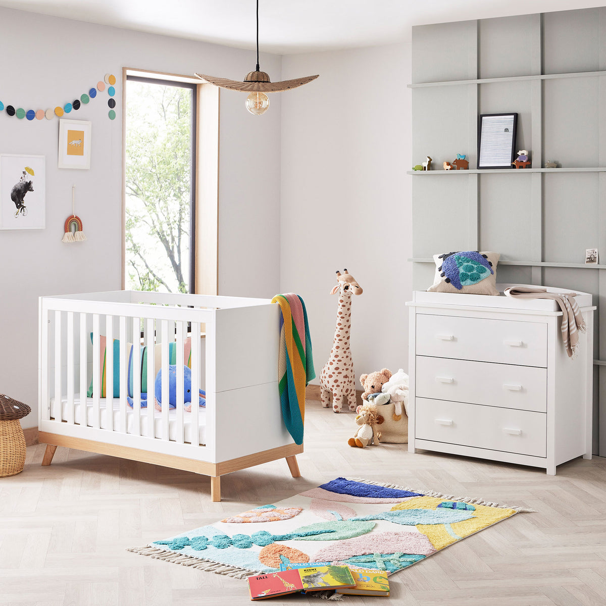 Babymore Mona Mini 2 Piece Universal Nursery Room Furniture Set – My ...