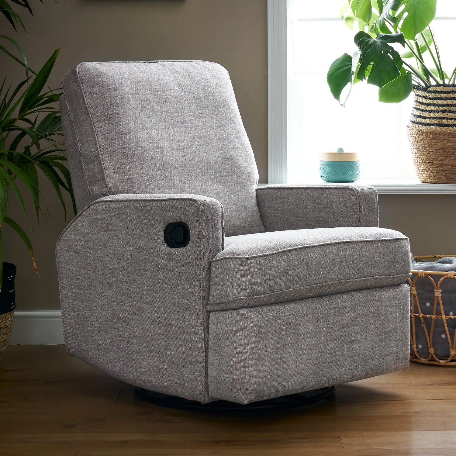 Obaby Madison Swivel Glider Manual Electric Recliner Nursing Chair My First Nursery