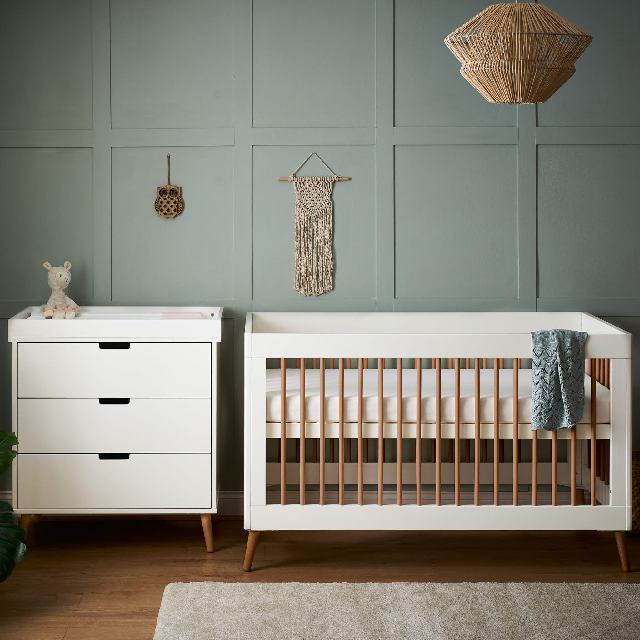 Obaby Maya Scandi Piece Nursery Room Furniture Set – My First